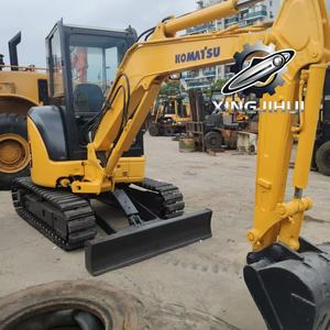 Excavatrice Komatsu 35-3 d'occasion, marque japonaise d'origine, 3 tonnes, petite excavatrice sur chenilles en caoutchouc, mini-excavatrices. - Product Image 6