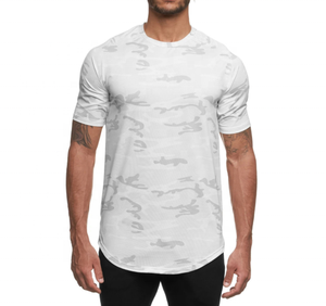 T-shirt long pour homme à séchage rapide, T-shirt de Sport grande taille, <span class=keywords><strong>Body</strong></span> Fit Sport surdimensionné, personnalisé votre Logo - Product Image 6