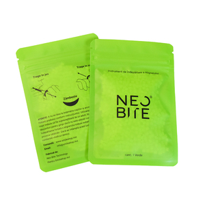 LT Kundenspezifisch Bedruckte Kleine Plastik-Reißverschlusstaschen für Essbare Gummibärchen und Kekse, Dreiseitig Versiegelte Geruchsdichte Flache Ziplock-Mylar-Beutel-Verpackung - Product Image 6