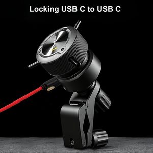 Cable de Transferencia de Datos y Energía USB-C a USB-C Ultraflexible con Bloqueo de Alvin's Cables para Monitor Blackmagic Pyxis, URSA Cine EVF - Product Image 3