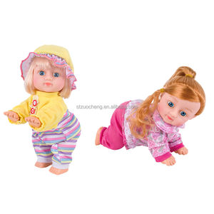 10 "vinyle enfants mode poupées électrique voix chant danse ramper réel à la recherche Silicone <span class=keywords><strong>Reborn</strong></span> bébé poupée - Product Image 3