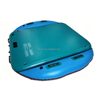 Plateforme de pêche gonflable Hailebao en PVC, plateforme flottante portable, bateau pliable, quai flottant, résistant à l'eau, durable
