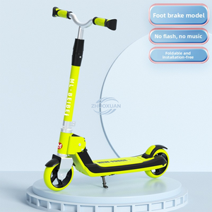สกู๊ตเตอร์สองล้อแบบพับได้ ปรับความสูงได้ ล้อ PU มีไฟ มีเสียงเพลง ลดราคาพิเศษ - Product Image 3