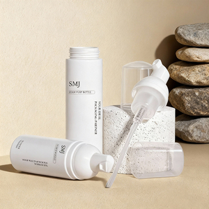 Bouteille en mousse PET personnalisée avec logo, 50 ml, 150 ml, rechargeable, vide, avec pompe moussante, pour nettoyant cils et distributeur de lavage facial – Vente en gros - Product Image 5