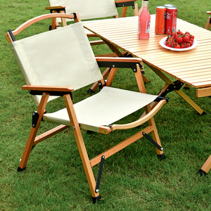 Sillas Plegables de Madera Resistentes y Ligeras <span class=keywords><strong>para</strong></span> Eventos al Aire Libre, <span class=keywords><strong>Playa</strong></span>, Picnic, <span class=keywords><strong>para</strong></span> Personas con Sobrepeso - Product Image 6