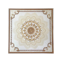 Panneaux de panneaux de faux plafond en Pvc, carreaux de plafond en Pvc en chine
