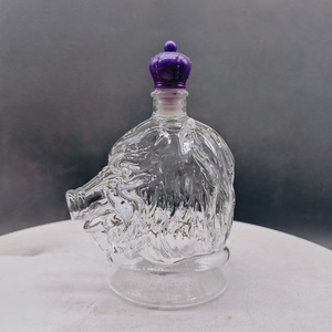 <span class=keywords><strong>Botella</strong></span> <span class=keywords><strong>de</strong></span> Cristal Pequeña para Whisky o <span class=keywords><strong>Vodka</strong></span>, con Grabado Exquisito en Forma <span class=keywords><strong>de</strong></span> Cabeza <span class=keywords><strong>de</strong></span> Lobo, Personalizada, <span class=keywords><strong>de</strong></span> Alto Contenido <span class=keywords><strong>de</strong></span> Boro y Silicio - Product Image 4