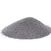 Matériau de sablage abrasif en carbure de silicium vert trempé et arrondi, à haute teneur en carbone, 180 mesh, pour le sablage par projection et l'élimination de la rouille des surfaces