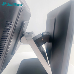 Có thể điều chỉnh góc 15.6 + 11.6 inch <span class=keywords><strong>Windows</strong></span> Màn hình Kép màn hình cảm ứng không thấm nước <span class=keywords><strong>POS</strong></span> thanh toán - Product Image 4