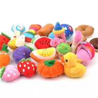 Jouet à mâcher et accessoires pour chien SongshanToys : Mini-aliments personnalisés, mignons, en peluche, couineurs, de luxe, pour la vente en gros