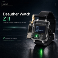 Montre de développement sans fil WiFi 2.4G Deauther Watch Z II avec extension programmable USB HID