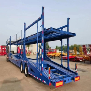 Semirremolque Azul de 3 Ejes para Transporte de 6-10 Unidades, Capacidad de Carga de 10 Toneladas, Estilo Europeo, Shandong - Product Image 3