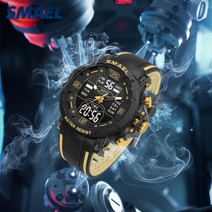 Relojes SMAEL 8140 de Alta Calidad con Pantalla Digital-Analógica Dual, Resistentes al Agua 5ATM, Relojes Deportivos de Silicona - Product Image 4