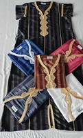 CCY 2026 Thobe marocain brodé, Abaya, Qamis Homme, Vêtements islamiques, Mode arabe saoudienne inspirée