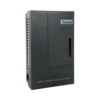 Système PBX EXCELLTEL CS+632-424 avec 4 lignes téléphoniques et 24 extensions, répondeur automatique, identification de l'appelant, prise européenne en plastique noir, garantie