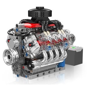 For <strong>Mould</strong> <strong>King</strong> 10171 V8 Engine Building DIY Toy Set Electrically Driven Motorized Cylinder STEM Learning for Kids Perfect Gift - Product Image 1