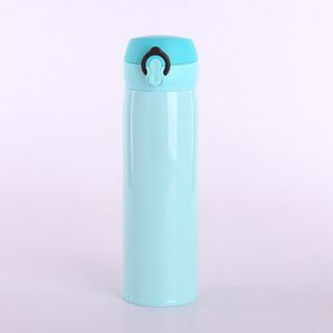 Vaso Térmico Creativo de 500 ml con Tapa Abatible de Acero Inoxidable 304 con Bloqueo para Oficina, Hogar, Auto y Viajes - Product Image 4