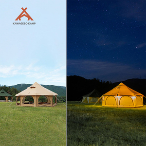 Kawagebo Kamp (KK) Tentes de luxe imperméables de 5 m pour le camping et le glamping, grandes yourtes mongoliennes, tentes cloche familiales pour hôtel, à vendre - Product Image 3