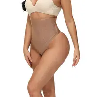 Calcinha modeladora para mulheres, calcinha sexy, controle da barriga, sem costura, marrom, respirável, fio dental, venda imperdível