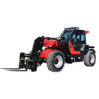Cargador Multifuncional Agrícola JICHUAN Hecho en China, Mini Cargador Diesel con Ruedas y Horquilla de 1070 mm de Longitud, Todoterreno