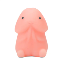 Chaud doux petit rebond lent Mochi Dingding Squishy Focus Squeez pression Abreact guérison imbécile amusant blague jouet cadeau de fête