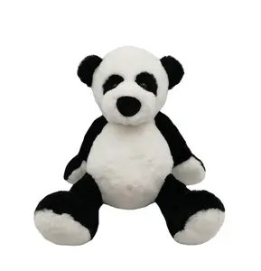 Panda en peluche douce de haute qualité, décoration de maison personnalisée