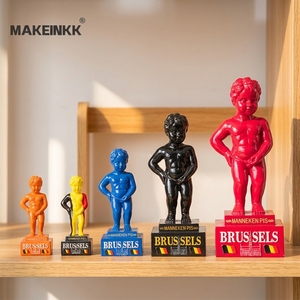 Figura Creativa de <span class=keywords><strong>Manneken</strong></span> <span class=keywords><strong>Pis</strong></span> de Bruselas, Estatua del Niño Orinando de Bélgica, Recuerdo de Bruselas, Bélgica, Figura de Resina Personalizada - Product Image 3