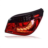 Pour BMW Série 5 E60, ensemble de feux arrière modèle SJC 2003-2010 ; Clignotants séquentiels LED au design écaille de dragon modifiés, douze