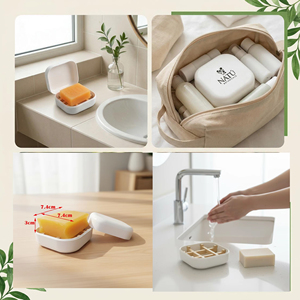 Caja <span class=keywords><strong>de</strong></span> jabón <span class=keywords><strong>de</strong></span> bambú ecológica <span class=keywords><strong>con</strong></span> bandeja <span class=keywords><strong>de</strong></span> drenaje <span class=keywords><strong>de</strong></span> agua <span class=keywords><strong>de</strong></span> bambú extraíble para viajes, jabonera <span class=keywords><strong>de</strong></span> madera natural para pastillas <span class=keywords><strong>de</strong></span> jabón cuadradas - Product Image 6