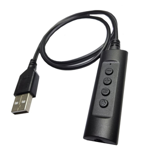 3.5mm để USB Card âm thanh bên ngoài với khối lượng kiểm soát/mics/loa trên nút tắt tự động phát hiện Card âm thanh - Product Image 4