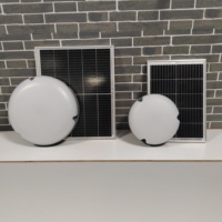 Lampes solaires LED pour maison, plafonnier solaire domestique 3 CCT 200W 300W 400W 500W avec télécommande et panneau solaire