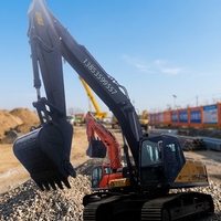 Excavatrice sur chenilles multifonctionnelle XGY DX Series DX260LC-MH, robuste, 360 degrés, pour l'exploitation minière, la rupture de roches et le creusement
