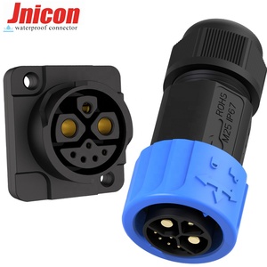 Jnicon M23 impermeable IP67 conector de alimentación hembra macho conector de batería <span class=keywords><strong>Xlr</strong></span> a enchufe 2 + 1 + 5 Pin controlador conector <span class=keywords><strong>Cable</strong></span> Ebike - Product Image 4