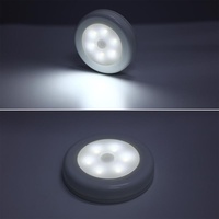 Lampe de chevet intelligente à 6 LED avec détecteur de mouvement, en plastique, contrôlable par application, magnétique, créative et compacte pour chambre à coucher