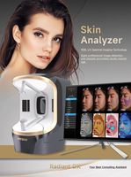 Appareil de scanner facial DX pour la détection et l'analyse des problèmes cutanés potentiels tels que l'acné, utilisé pour le diagnostic facial