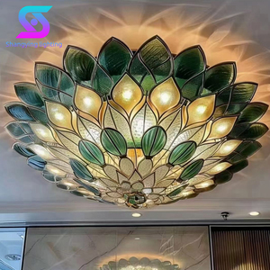 Dự Án Lớn Kỹ Thuật Đám Cưới Tiệc Hội Trường Ánh Sáng Mặt Dây Chuyền Sảnh Khách Sạn Biệt Thự Lớn Tùy Chỉnh Đèn Chùm Pha Lê Trần Ánh Sáng - Product Image 2