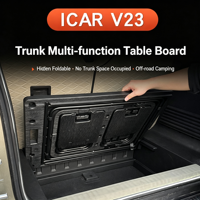 Table et chaise multifonctionnelles pliantes pour coffre de voiture ICAR V23, accessoires de camping en plein air pour coffre arrière