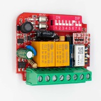 E0202 Universal 300-900MHz 433 868MHz Tuya WIFI Puerta de garaje Control remoto Receptor AC 85-250V Módulo de interruptor inteligente Temporizador