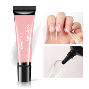 Gel d'Extension de Qualité Supérieure Hanyi Super Tip en Tube, Formule Gel UV à Base de Résine Naturelle, Sans HEMA ni TPO, Soak Off, Sans Essuyage, pour Marque Privée - Product Image 1