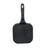 Poêle à frire à fond plat pour petit-déjeuner, idéale pour les œufs et les hamburgers, en aluminium, avec 4 trous, pour la cuisson – Offre Spéciale