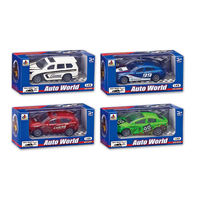 Voiture miniature en métal et plastique à friction, échelle 1:43, 8 styles mixtes, unisexe, pas cher