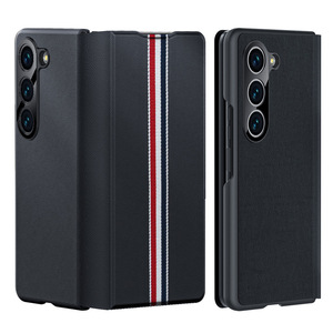 เคสหนังแท้สำหรับธุรกิจ ป้องกันการตกกระแทก บางเฉียบ สำหรับ Samsung <span class=keywords><strong>Z</strong></span> <span class=keywords><strong>Fold</strong></span> 7/6/5/4/3/2 เคสหนังโทรศัพท์ Samsung - Product Image 1