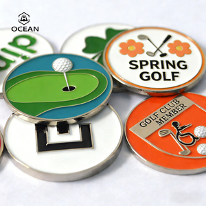 Marcatori <span class=keywords><strong>per</strong></span> Palline da Golf in Metallo Smaltato Personalizzati, Best Seller, Materiali Durevoli di Alta Qualità <span class=keywords><strong>per</strong></span> Sport Golfistici - Product Image 2