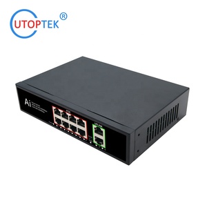 Nhà Máy GIgabit 1000M thụ động 24V PoE + 2 Uplink Ethernet chuyển đổi <span class=keywords><strong>8</strong></span> cổng cho CCTV IP Camera sợi quang thiết bị - Product Image 2