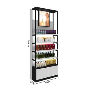 Estante de Exhibición para Tienda de Belleza Cosmética Metálica, Estante de Salón de Maquillaje, Armario de Exhibición para Boutique, Buen Precio - Product Image 5
