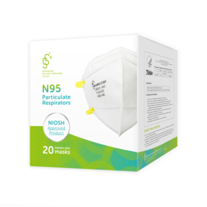 Masker Respirator <span class=keywords><strong>N95</strong></span> sekali pakai, pelindung debu industri Anti debu disetujui <span class=keywords><strong>N95</strong></span> 5 lapisan - Product Image 6