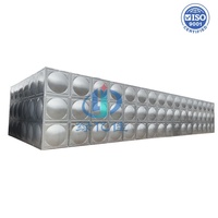 Réservoir d'eau SS assemblé en acier inoxydable de grande taille Réservoir d'eau potable
