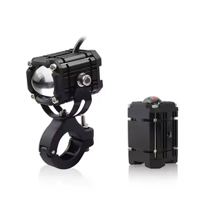 Sistemas de Iluminación Automotriz, Luz Antiniebla LED de 40W 4000LM, Blanca, Amarilla, Roja, Luz de Posición para Motocicleta, Aluminio, Estroboscópica - Product Image 2