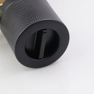 Modern Matt <strong>Black</strong> Privacy Knurled Design Privacy Bathroom Bedroom <strong>Door</strong> <strong>Knob</strong> <strong>Door</strong> Lock. - Product Image 4