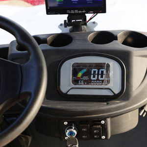 Street Legal Batterie plomb-acide utilitaire tout-terrain électrique 2 + 2 voiturette de golf avec certificat CE - Product Image 4